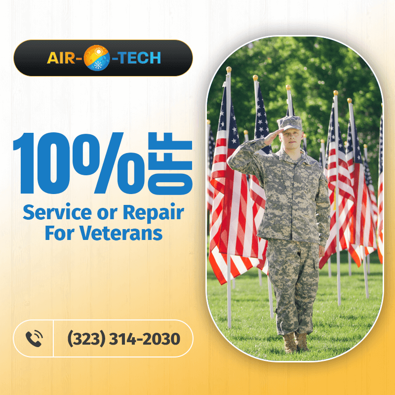10  off Service or Repair for Veterans